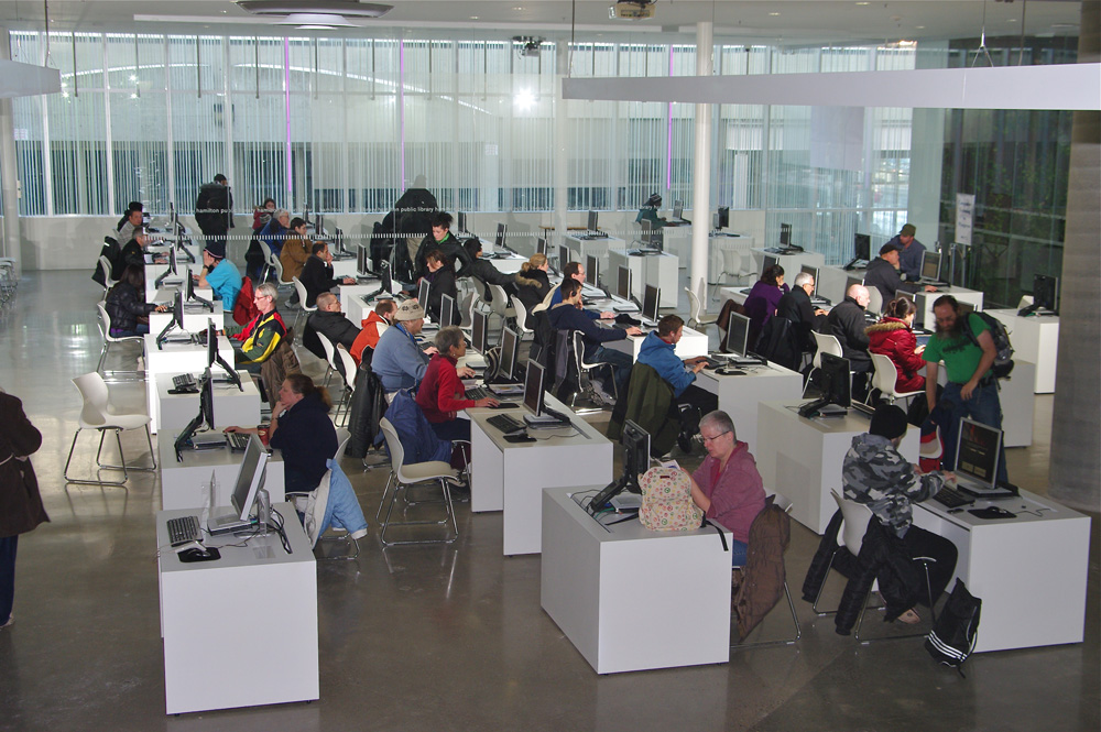 Computer Lab, Hamilton Public Library