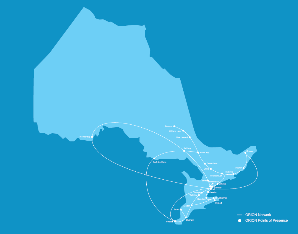 ORION network map