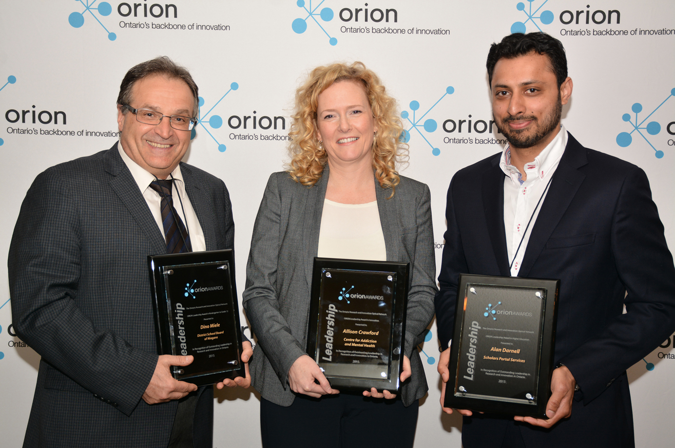 2015 ORION Leadership Award Winners ORION