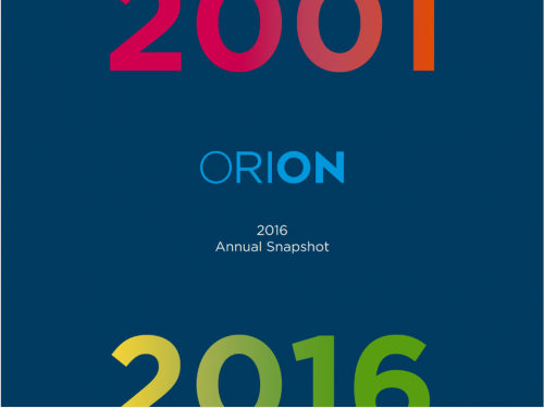 ORION Snapshot 2016 cover