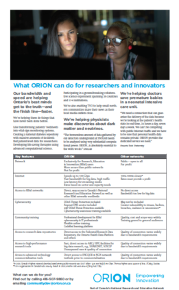 Orion Introduction Program Publications - ORION