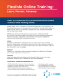 A preview image of the Flexible Online Training Brief