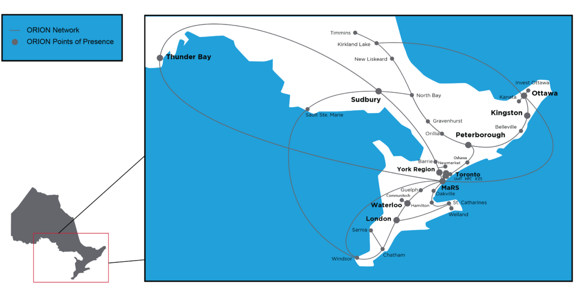 ORION network map